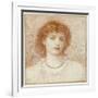 Portrait of a Lady, Bust Length-Alice May Chambers-Framed Giclee Print