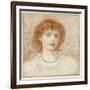 Portrait of a Lady, Bust Length-Alice May Chambers-Framed Giclee Print