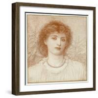 Portrait of a Lady, Bust Length-Alice May Chambers-Framed Giclee Print