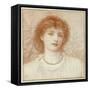 Portrait of a Lady, Bust Length-Alice May Chambers-Framed Stretched Canvas