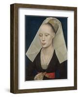 Portrait of a Lady, C. 1460-Rogier van der Weyden-Framed Art Print