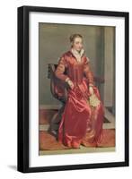 Portrait of a Lady, c.1555-60-Giovanni Battista Moroni-Framed Giclee Print