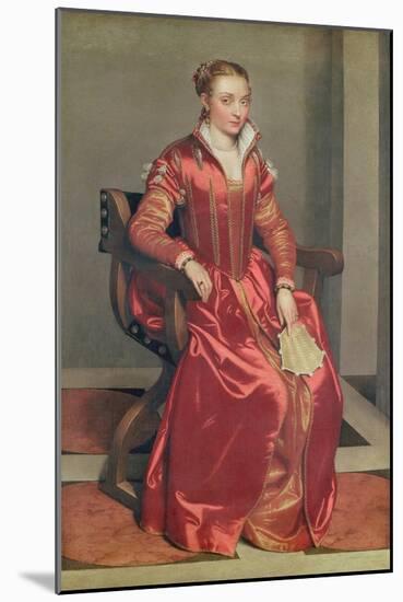 Portrait of a Lady, c.1555-60-Giovanni Battista Moroni-Mounted Giclee Print