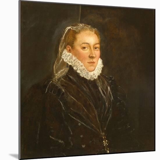 Portrait of a Lady, c.1570-1580-Jacopo Robusti Tintoretto-Mounted Giclee Print