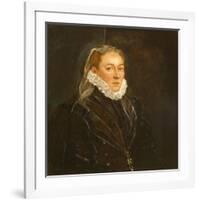 Portrait of a Lady, c.1570-1580-Jacopo Robusti Tintoretto-Framed Giclee Print