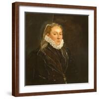 Portrait of a Lady, c.1570-1580-Jacopo Robusti Tintoretto-Framed Giclee Print