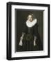 Portrait of a Lady, C.1630 (Oil on Oak Panel)-Nicolaes Eliasz-Framed Giclee Print