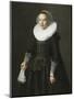 Portrait of a Lady, C.1630 (Oil on Oak Panel)-Nicolaes Eliasz-Mounted Premium Giclee Print