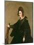 Portrait of a Lady, C.1630-Diego Velazquez-Mounted Giclee Print