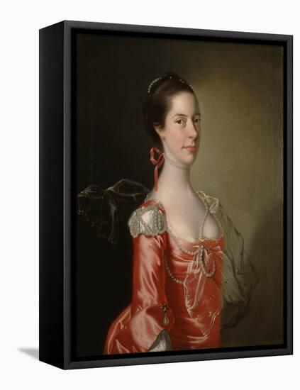 Portrait of a Lady, C.1760-Joseph Wright of Derby-Framed Stretched Canvas