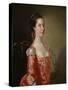 Portrait of a Lady, C.1760-Joseph Wright of Derby-Stretched Canvas