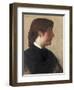 Portrait of a Lady, C.1879-Alphonse Legros-Framed Giclee Print