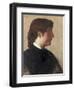 Portrait of a Lady, C.1879-Alphonse Legros-Framed Giclee Print