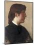 Portrait of a Lady, C.1879-Alphonse Legros-Mounted Giclee Print