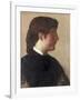 Portrait of a Lady, C.1879-Alphonse Legros-Framed Giclee Print