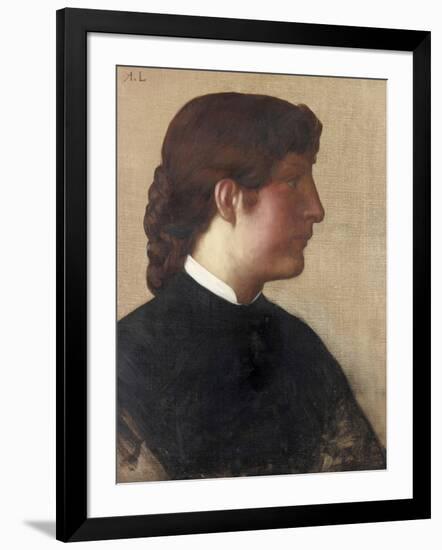 Portrait of a Lady, C.1879-Alphonse Legros-Framed Giclee Print