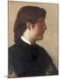 Portrait of a Lady, C.1879-Alphonse Legros-Mounted Giclee Print