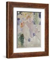 Portrait of a Lady, c.1890-1900-Ernst Josephson-Framed Giclee Print