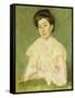 Portrait of a Lady, C.1890-Mary Cassatt-Framed Stretched Canvas