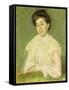 Portrait of a Lady, C.1890-Mary Cassatt-Framed Stretched Canvas