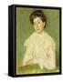 Portrait of a Lady, C.1890-Mary Cassatt-Framed Stretched Canvas