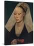 'Portrait of a Lady', c1460-Rogier van der Weyden-Stretched Canvas