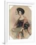 'Portrait of a Lady', c1855-John Absolon-Framed Giclee Print