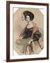 'Portrait of a Lady', c1855-John Absolon-Framed Giclee Print