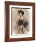 'Portrait of a Lady', c1855-John Absolon-Framed Giclee Print