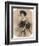 'Portrait of a Lady', c1855-John Absolon-Framed Giclee Print