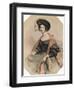 'Portrait of a Lady', c1855-John Absolon-Framed Premium Giclee Print