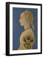 Portrait of a Lady, Ca 1465-Alesso Baldovinetti-Framed Giclee Print