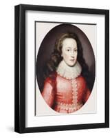 Portrait of a Lady Called Alathea, Countess of Arundel, 1619-Cornelius Johnson-Framed Giclee Print