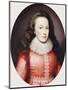 Portrait of a Lady Called Alathea, Countess of Arundel, 1619-Cornelius Johnson-Mounted Giclee Print