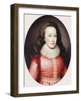 Portrait of a Lady Called Alathea, Countess of Arundel, 1619-Cornelius Johnson-Framed Giclee Print