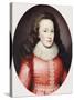 Portrait of a Lady Called Alathea, Countess of Arundel, 1619-Cornelius Johnson-Stretched Canvas