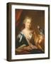 Portrait of a Lady Feeding a Parrot-Godfried Schalcken-Framed Giclee Print