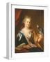 Portrait of a Lady Feeding a Parrot-Godfried Schalcken-Framed Giclee Print