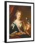 Portrait of a Lady Feeding a Parrot-Godfried Schalcken-Framed Giclee Print