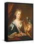 Portrait of a Lady Feeding a Parrot-Godfried Schalcken-Framed Stretched Canvas