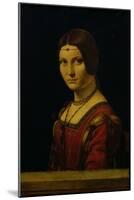 Portrait of a Lady from the Court of Milan, circa 1490-95-Leonardo da Vinci-Mounted Giclee Print