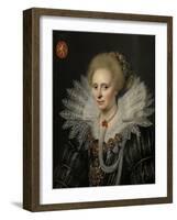 Portrait of a Lady from the Van Beijeren Van Schagen Family, 1620-Michiel Janszoon Van Mierevelt-Framed Giclee Print