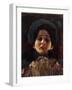 Portrait of a Lady, Frontal View, 1898-1899-Gustav Klimt-Framed Giclee Print