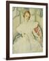 Portrait of a Lady, Half Length-Gerda Marie Frederike Wegener-Framed Giclee Print