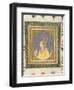 Portrait of a Lady Holding a Lotus Petal, from the Small Clive Album, C.1750-60-Mughal-Framed Giclee Print