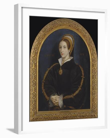 Portrait of a Lady, Identified as Catherine Howard-Hans Holbein the Younger-Framed Giclee Print