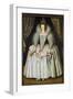 Portrait of a Lady, Identified as Elizabeth Howard, C.1595-1605-null-Framed Giclee Print