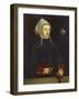 Portrait of a Lady, in a Black Dress and Holding a Crucifix-Ludger Tom Ring (Follower of)-Framed Giclee Print