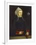 Portrait of a Lady, in a Black Dress and Holding a Crucifix-Ludger Tom Ring (Follower of)-Framed Giclee Print