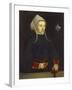 Portrait of a Lady, in a Black Dress and Holding a Crucifix-Ludger Tom Ring (Follower of)-Framed Giclee Print